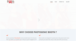 Desktop Screenshot of photogenicbooth.com